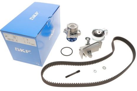 Помпа + комплект ремня ГРМ SEAT EXEO, SKODA SUPERB, SKF (VKMC019181)