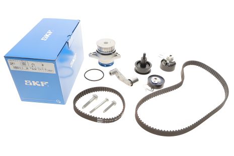 Помпа + комплект ременя ГРМ AUDI A2, SEAT LEON, SKF (VKMC011212)