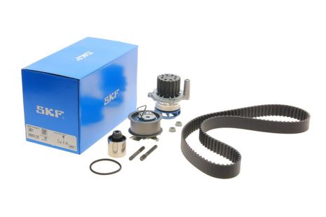Помпа + комплект ремня ГРМ SKODA SUPERB, SEAT ALTEA, SKF (VKMC012501)