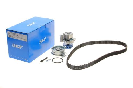 Помпа + комплект ремня ГРМ SKODA FABIA, SEAT IBIZA, SKF (VKMC011132)