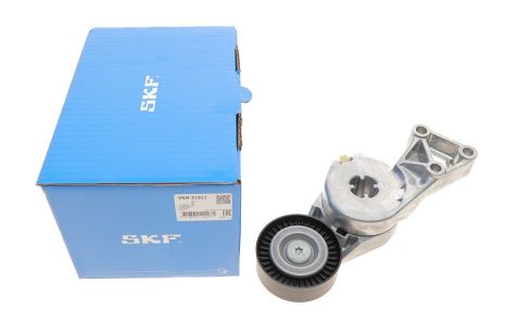 Натяжной ролик поликлинового ремня SKODA OCTAVIA, SEAT IBIZA, SKF (VKM31011)