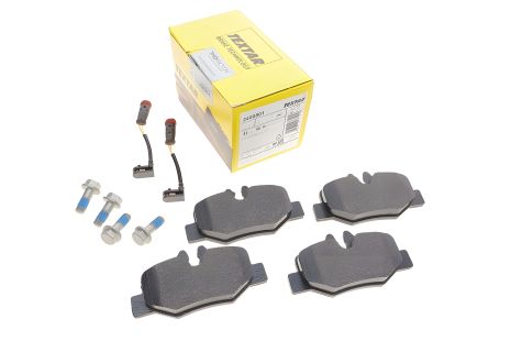 Комплект дисковых тормозных колодок MERCEDES-BENZ VITO, Textar (2400801)