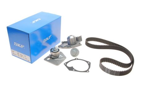 Помпа + комплект ремня ГРМ NISSAN PRIMERA, RENAULT GRAND SCÉNIC, SKF (VKMC06129)