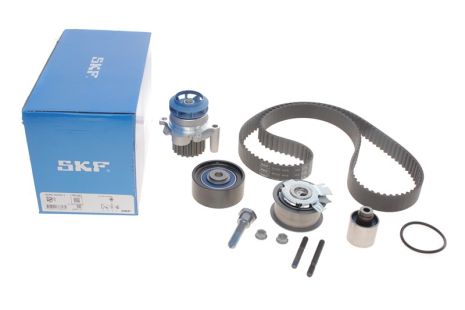 Помпа + комплект ремня ГРМ SKODA SUPERB, SEAT ALTEA, SKF (VKMC012591)