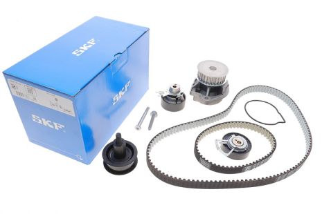 Водяний насос + комплект ГРМ SEAT IBIZA, VW POLO, SKODA ROOMSTER, SKF (VKMC01122)