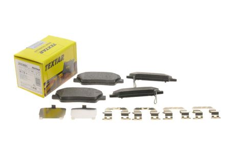 Комплект тормозных колодок INOKOM SANTA, SSANGYONG MUSSO, LDV G10, TEXTAR (2552001)
