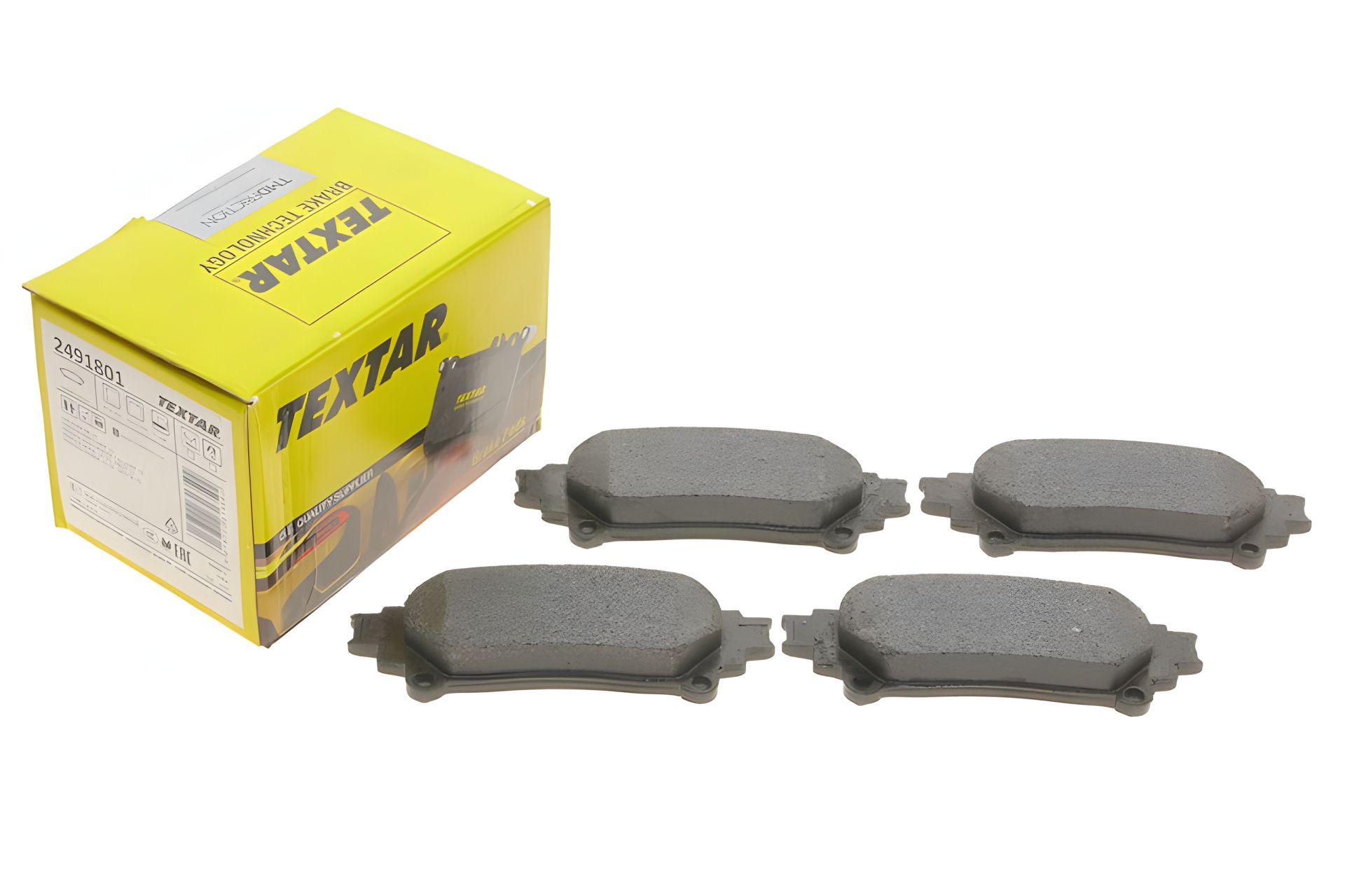 Комплект гальмівних колодок TOYOTA FORTUNER, LEXUS RX, TOYOTA PRIUS, TEXTAR (2491801) Комплект гальмівних колодок TOYOTA FORTUNER, LEXUS RX, TOYOTA PRIUS, TEXTAR (2491801)