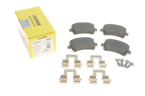 Комплект тормозных колодок для HAWTAI B11, SKODA SUPERB, SEAT EXEO, TEXTAR (2391401) Комплект тормозных колодок для HAWTAI B11, SKODA SUPERB, SEAT EXEO, TEXTAR (2391401)