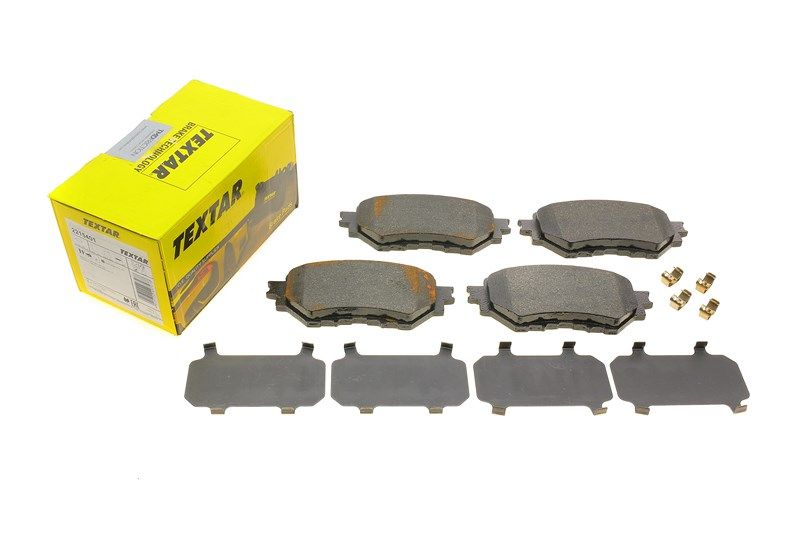 Комплект гальмівних колодок MAZDA 3, TEXTAR (2215401) Комплект гальмівних колодок MAZDA 3, TEXTAR (2215401)
