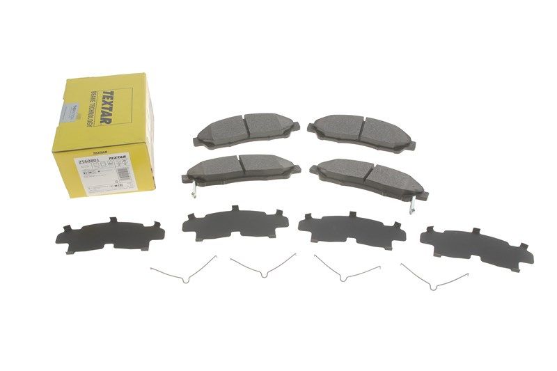 Комплект гальмівних колодок ACURA ZDX, HONDA PILOT, ACURA MDX, TEXTAR (2560801) Комплект гальмівних колодок ACURA ZDX, HONDA PILOT, ACURA MDX, TEXTAR (2560801)