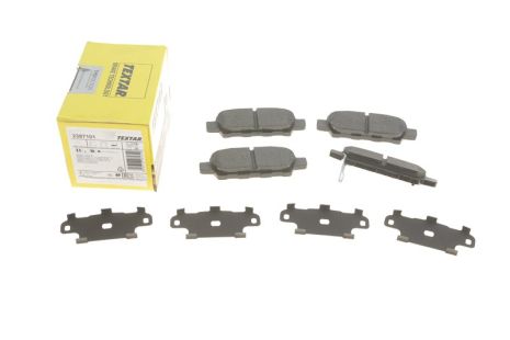 Комплект гальмівних колодок SUZUKI LANDY, SAMSUNG QM5, RENAULT KOLEOS, TEXTAR (2387101) Комплект гальмівних колодок SUZUKI LANDY, SAMSUNG QM5, RENAULT KOLEOS, TEXTAR (2387101)