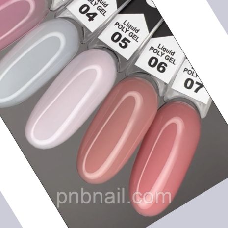 Рідкий полігель Oxxi Professional Liquid Poly Gel 07 - рожево бежевий / 15 мл