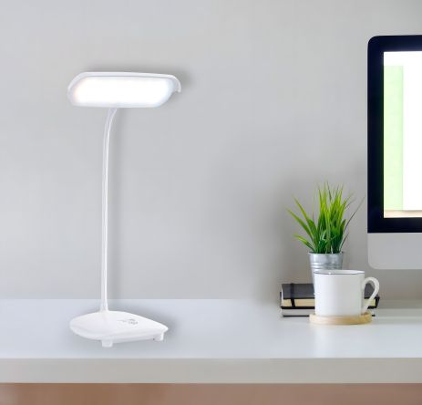 Настільна акумуляторна лампа 1946 VALESO, з гнучкою "гусячою шиєю"