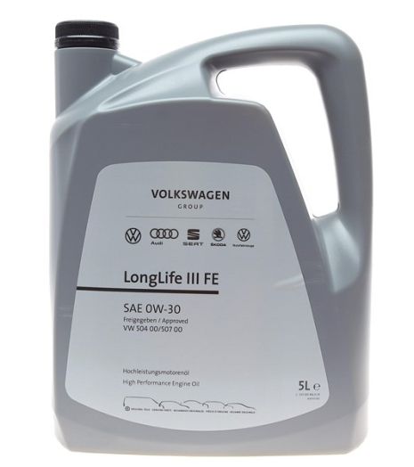 Масло моторное 0W-30 синтетическое VAG Longlife III FE 5л (GS55545M4)