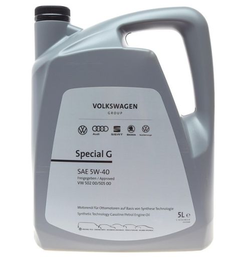 Олива моторна 5W-40 синтетична VAG Special G 5л (GS55502M4)