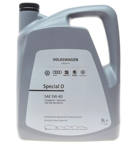 Масло моторное 5W-40 синтетическое VAG Special D 5л (GS55505M4)