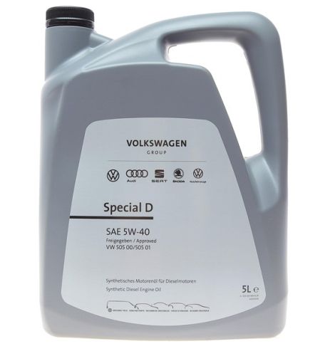 Олія моторна 5W-40 синтетична VAG Special D 5л (GS55505M4) Олія моторна 5W-40 синтетична VAG Special D 5л (GS55505M4)
