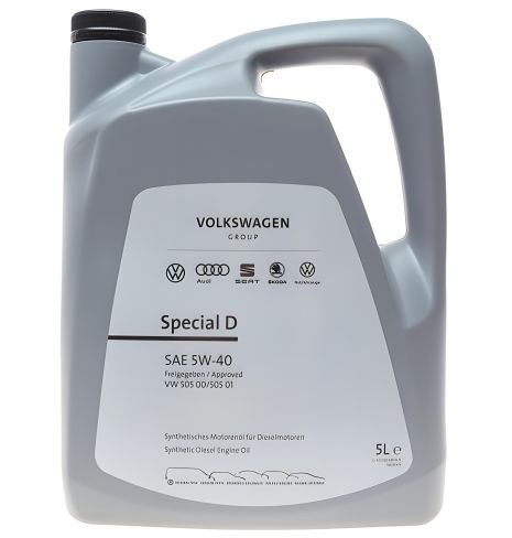 Синтетическое моторное масло 5W-40 VAG Special D 5л (GS55505M4) Синтетическое моторное масло 5W-40 VAG Special D 5л (GS55505M4)