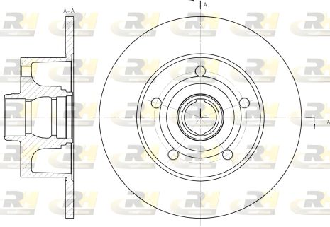 Тормозной диск для AUDI A4, ROAD HOUSE (643100) Тормозной диск для AUDI A4, ROAD HOUSE (643100)