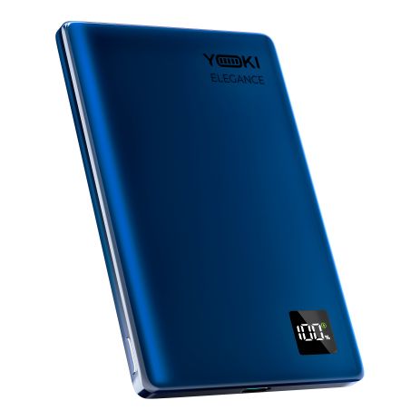 Повербанк Yoki Magnetic Elegance, 15W, 5000 mAh, YK-MPE515, Deep Blue, стильний та компактний