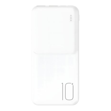 Повербанк XO PR251 Mobile Power с подсветкой 10000 mAh Белый