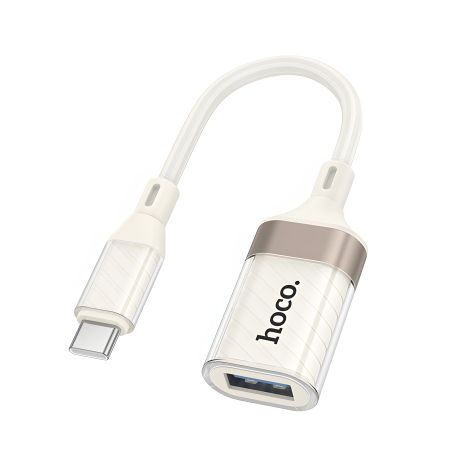 Перехідник Hoco UA39A Type-C to USB 3.0, apricot