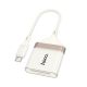 Адаптер переходник Hoco UA40A 2-in-1 Type-C to TF/SD apricot