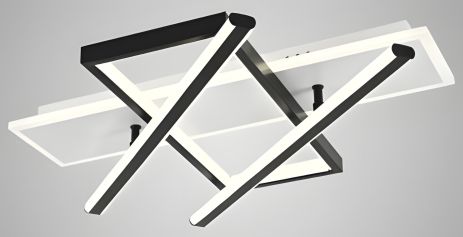 Светодиодная люстра IS K38628-4 BK+WH Светодиодная люстра IS K38628-4 BK+WH