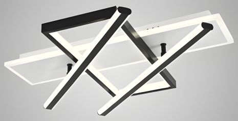 Светодиодная люстра IS K38628-4 BK+WH Светодиодная люстра IS K38628-4 BK+WH