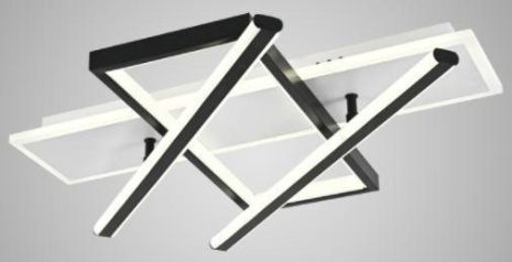 Люстра светодиодная V K38628-4 BK+WH