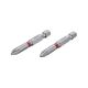 Комплект отверточных насадок, PH2, 1/4"×50 мм, S2, 2 шт., STORM INTERTOOL VT-0212