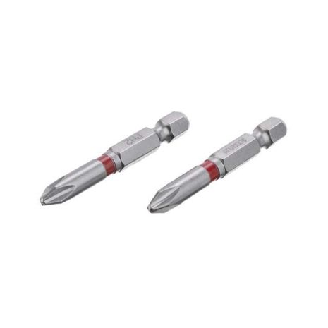 Комплект викруткових насадок, PH2, 1/4"×50 мм, S2, 2 од., STORM INTERTOOL VT-0212