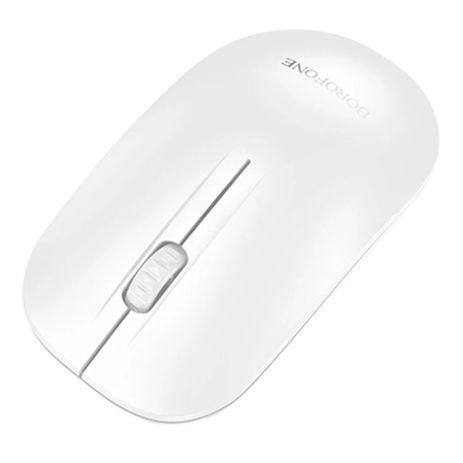 Бездротова миша BOROFONE BG14 Planet business wireless mouse, 2.4G, 1000DPI, 2xAAA, White