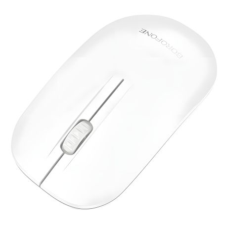 Беспроводная Мышь BOROFONE Planet BG14 business |2.4G, 1000dpi| white