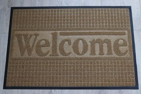 Коврик входной трава 80x120 см 1259/бежевый