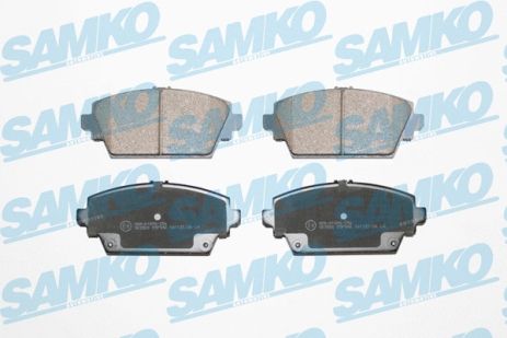 Комплект гальмівних колодок NISSAN PRIMERA, NISSAN ALMERA, SAMKO (5SP940)