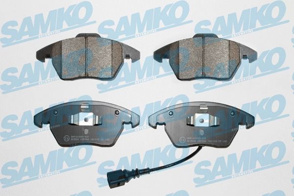 Комплект гальмівних колодок SKODA RAPID, SEAT IBIZA, AUDI A1, SAMKO (5SP866) Комплект гальмівних колодок SKODA RAPID, SEAT IBIZA, AUDI A1, SAMKO (5SP866)
