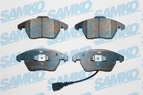 Комплект гальмівних колодок SKODA RAPID, SEAT IBIZA, AUDI A1, SAMKO (5SP866) Комплект гальмівних колодок SKODA RAPID, SEAT IBIZA, AUDI A1, SAMKO (5SP866)