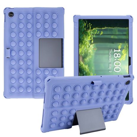 Чохол SoftGel Kids дитячий pop-it Lenovo Tab Plus (TB351) Веселка Фіолетовий
