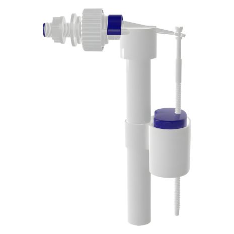 Впускний клапан для унітазу, бічне підведення пластик 1/2", Nova 7023, економний Впускний клапан для унітазу, бічне підведення пластик 1/2", Nova 7023, економний