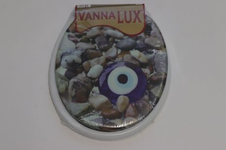 Кришка- сидіння для унітазу м'яка Vanna Lux Туреччина біла w504-1