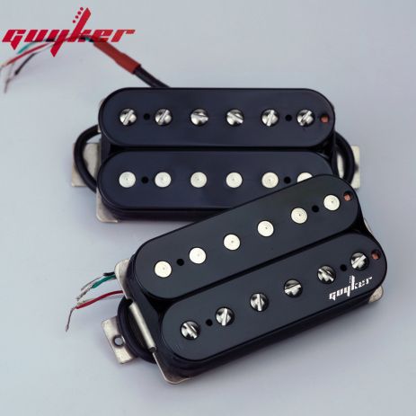 Пара хамбакери Guyker alnico 5 відкриті для електрогітари чорні Пара хамбакери Guyker alnico 5 відкриті для електрогітари чорні