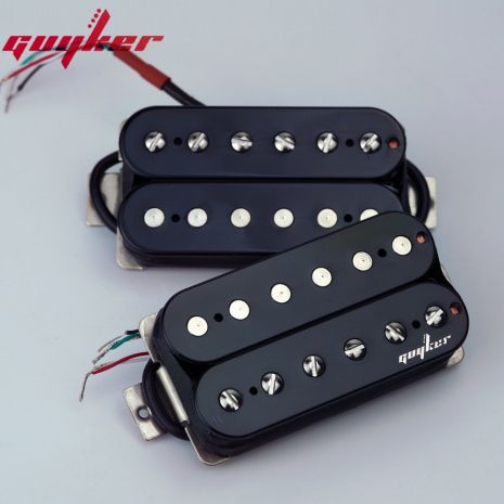 Пара хамбакери Guyker alnico 5 відкриті для електрогітари чорні Пара хамбакери Guyker alnico 5 відкриті для електрогітари чорні