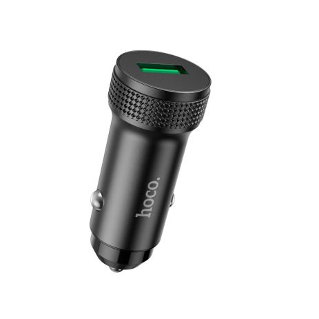 Автомобильное зарядное устройство Hoco Z49A USB QC черное
