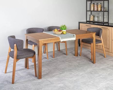 Стіл з натурального дерева Prato Ашкелон 1000х700(1х500), ясен