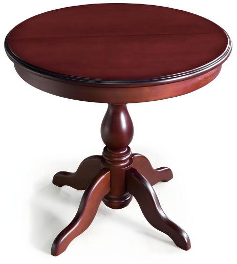 Розкладний обідній стіл дерев'яний Тіроль Ашкелон ясен, 90x90 (вставка 30)