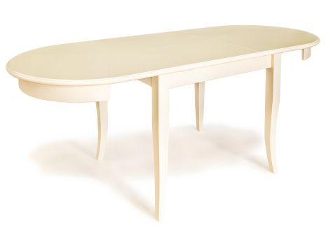 Стіл дерев'яний розкладний з ясеню, Модена, 150*80 (вставка 45)