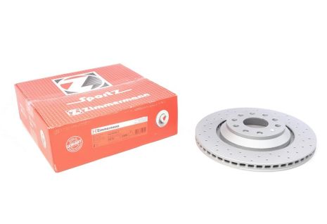 Диск гальмівний SEAT ATECA, SKODA SUPERB, ZIMMERMANN (100330952)