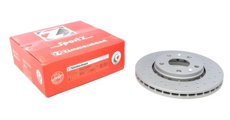 Гальмівний диск DACIA DUSTER, RENAULT MEGANE, ZIMMERMANN (470243352)