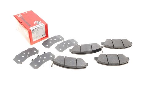 Тормозные колодки для дискового тормоза SSANGYONG KORANDO, KIA BORREGO, ZIMMERMANN (243511701)